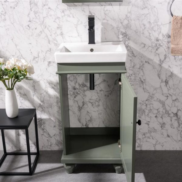 Legion Furniture 18" Pewter Green Sink Vanity - WLF9318-PG