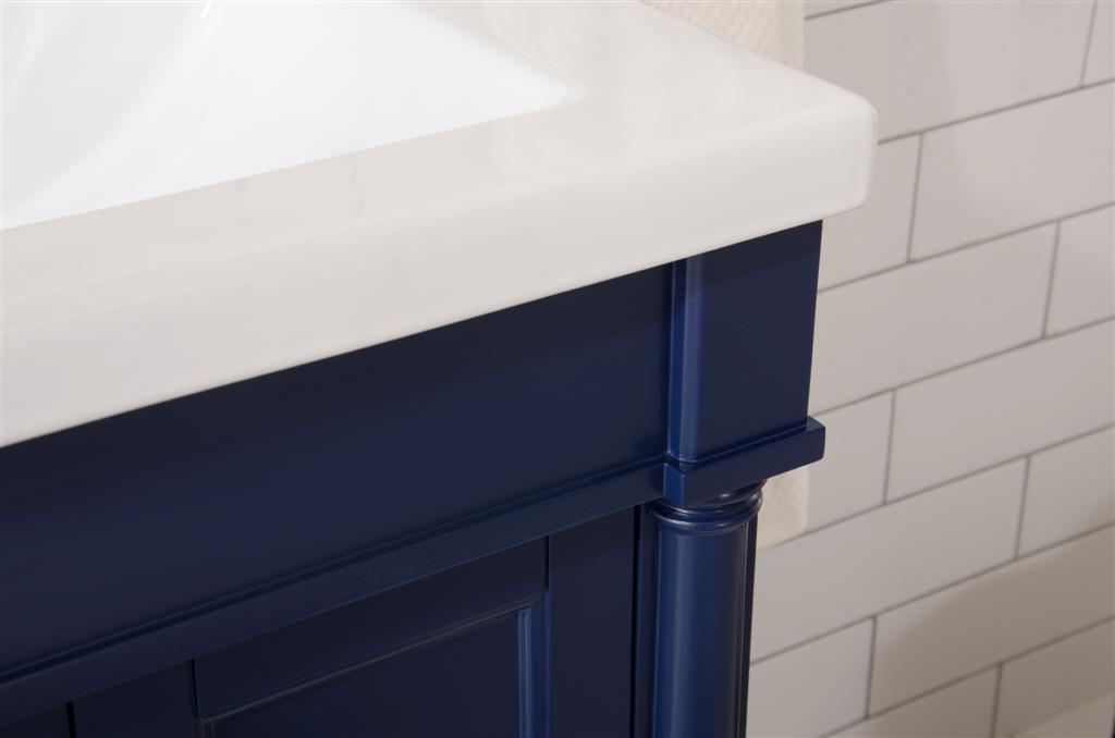 Legion Furniture WLF9224 Series 24” Single Sink Vanity in Blue