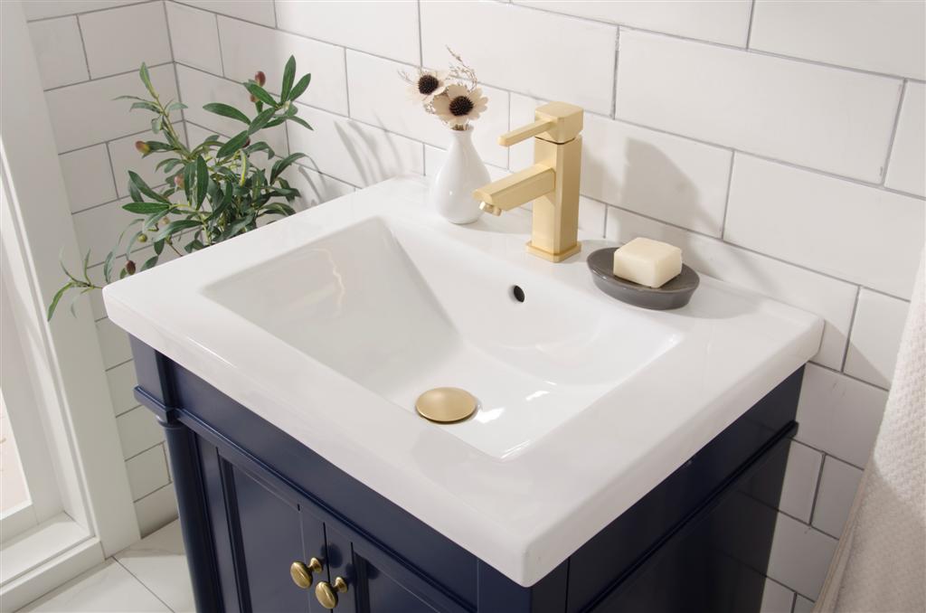 Legion Furniture WLF9224 Series 24” Single Sink Vanity in Blue