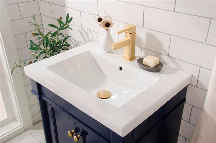 Legion Furniture WLF9224 Series 24” Single Sink Vanity in Blue