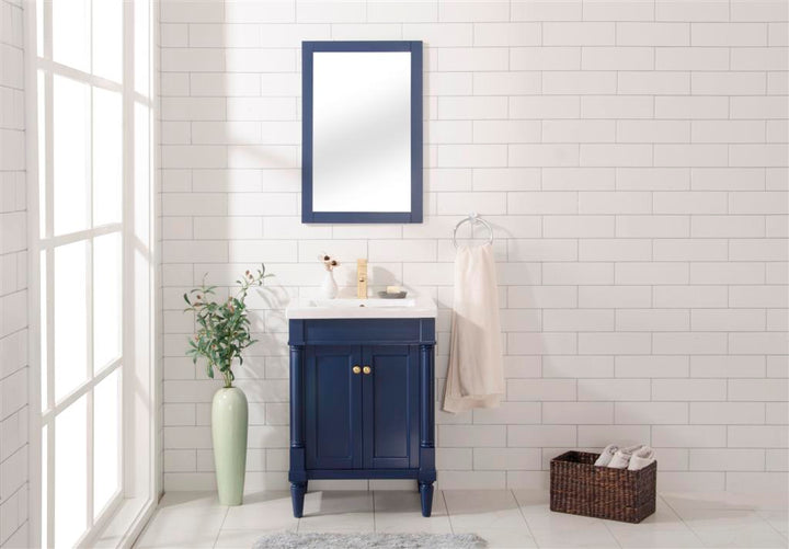 Legion Furniture WLF9224 Series 24” Single Sink Vanity in Blue