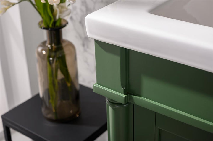 Legion Furniture WLF9224 Series 24” Single Sink Vanity in Vogue Green