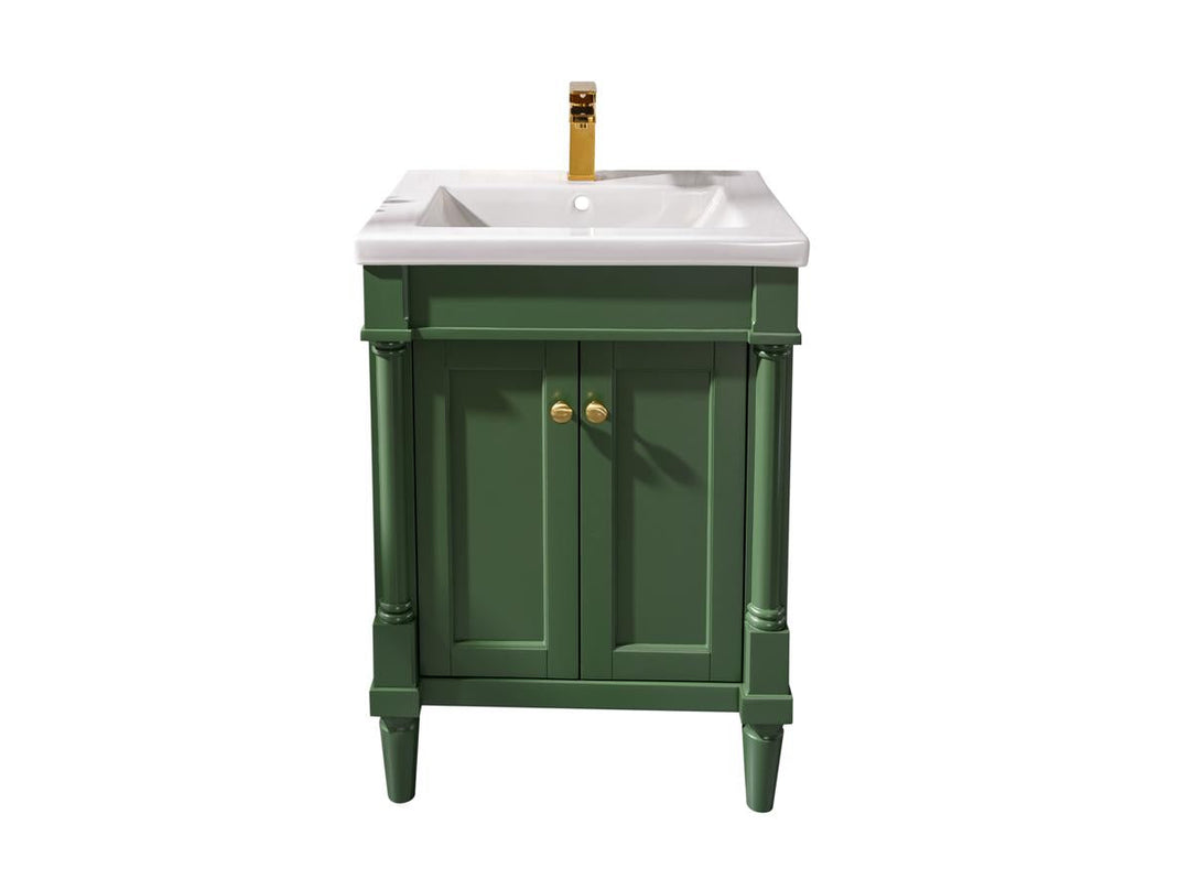 Legion Furniture WLF9224 Series 24” Single Sink Vanity in Vogue Green