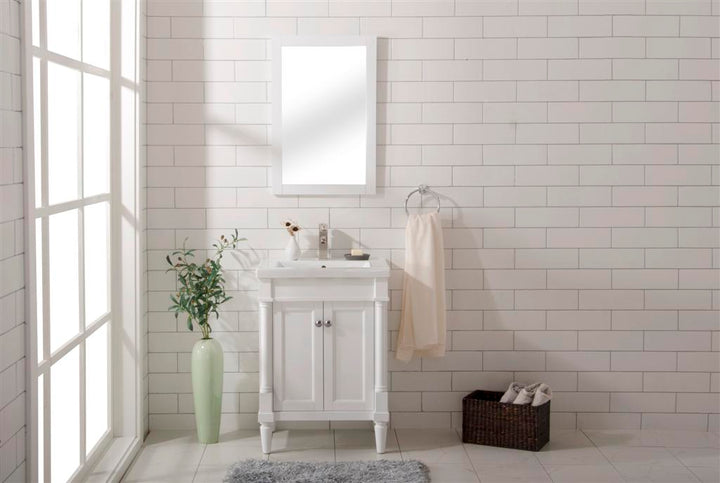 Legion Furniture WLF9224 Series 24” Single Sink Vanity in White