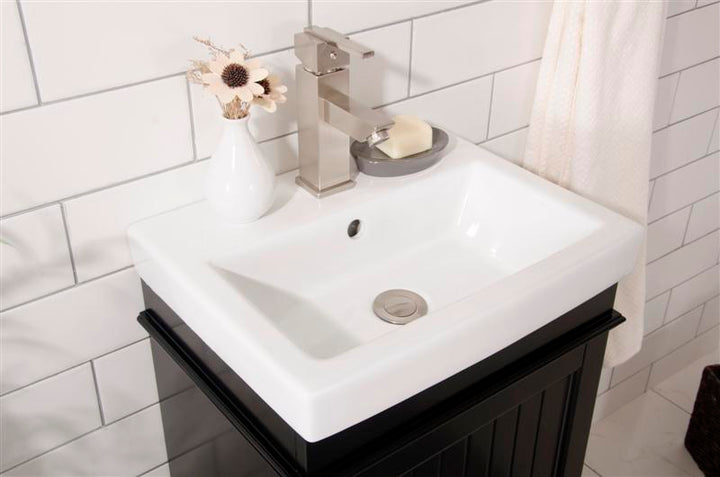 Legion Furniture WLF9318 Series 18" Single Sink Vanity in Espresso