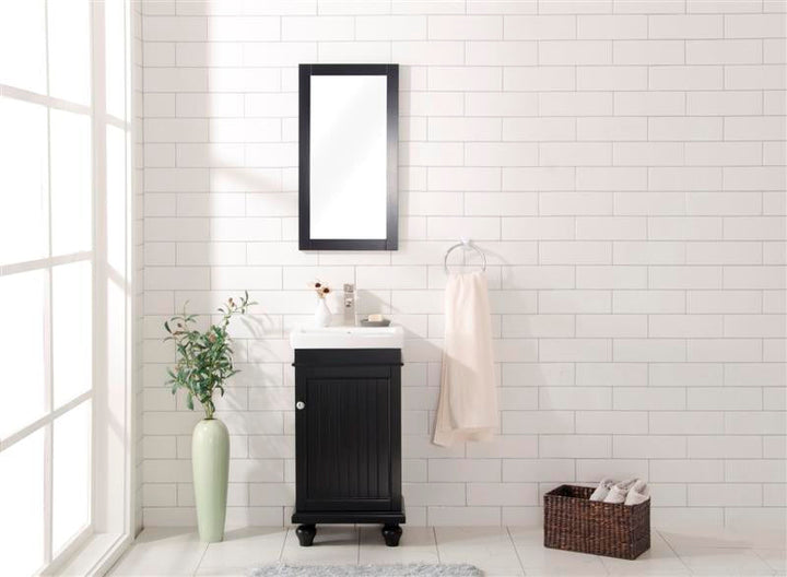 Legion Furniture WLF9018 Series 16” x 32” Mirror in Espresso