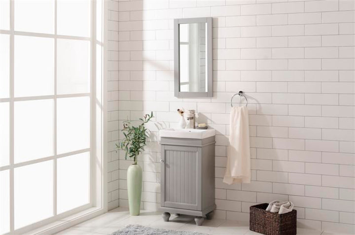 Legion Furniture WLF9318 Series 18" Single Sink Vanity in Gray