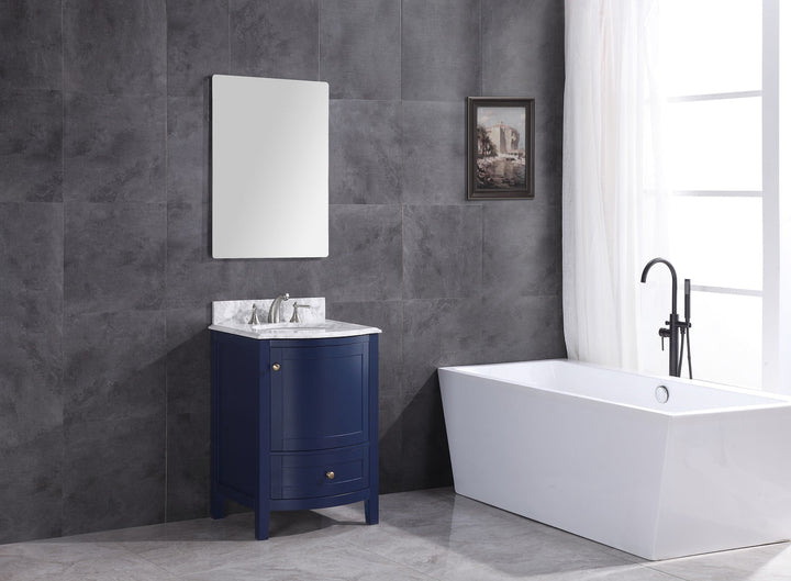 Legion Furniture 24" Blue Bathroom Vanity Without Mirror - Pvc - WT9309-24-B-PVC