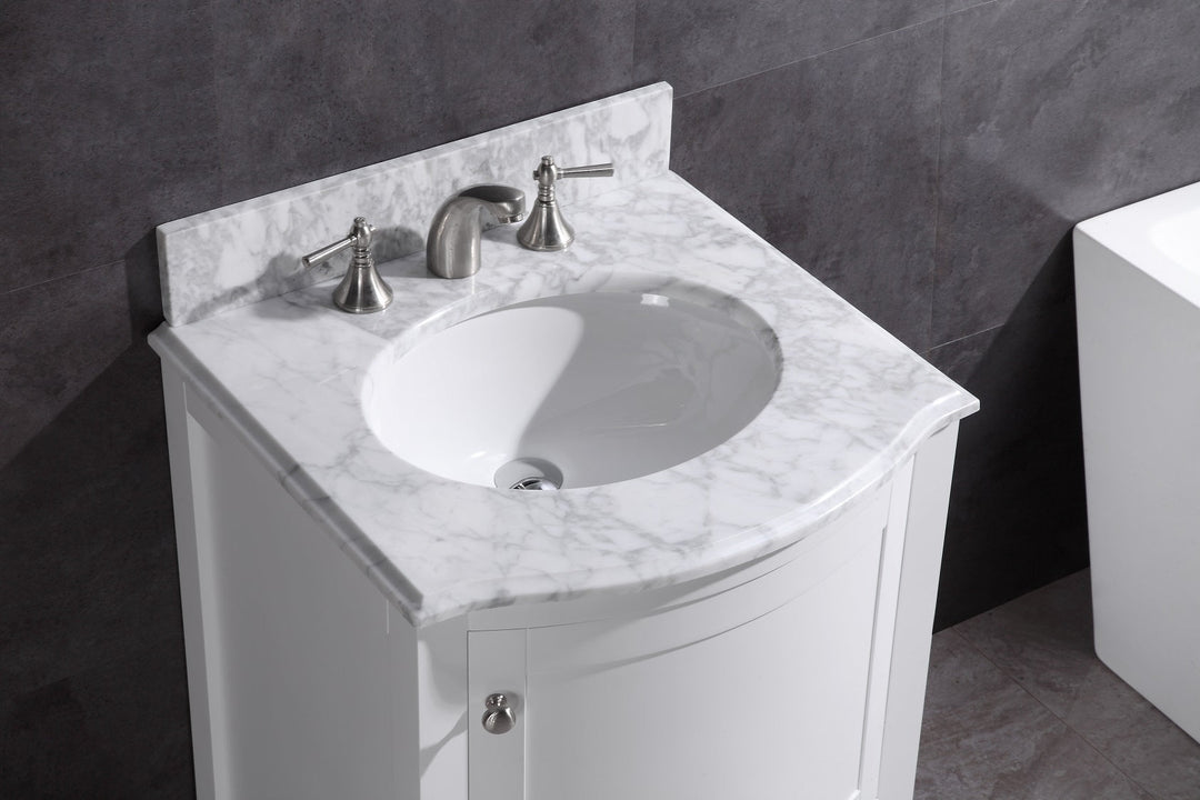 Legion Furniture 24" White Bathroom Vanity - Pvc - WT9309-24-W-PVC