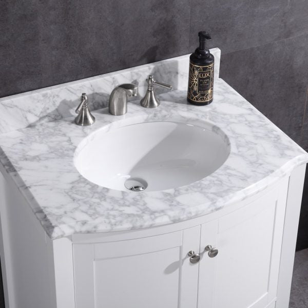 Legion Furniture 30" White Bathroom Vanity - Pvc - WT9309-30-W-PVC