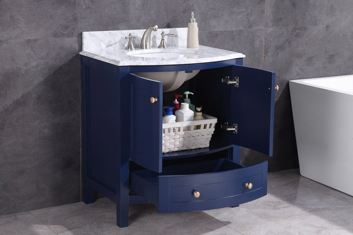 Legion Furniture 36" Blue Bathroom Vanity-Pvc - WT9309-36-W-PVC