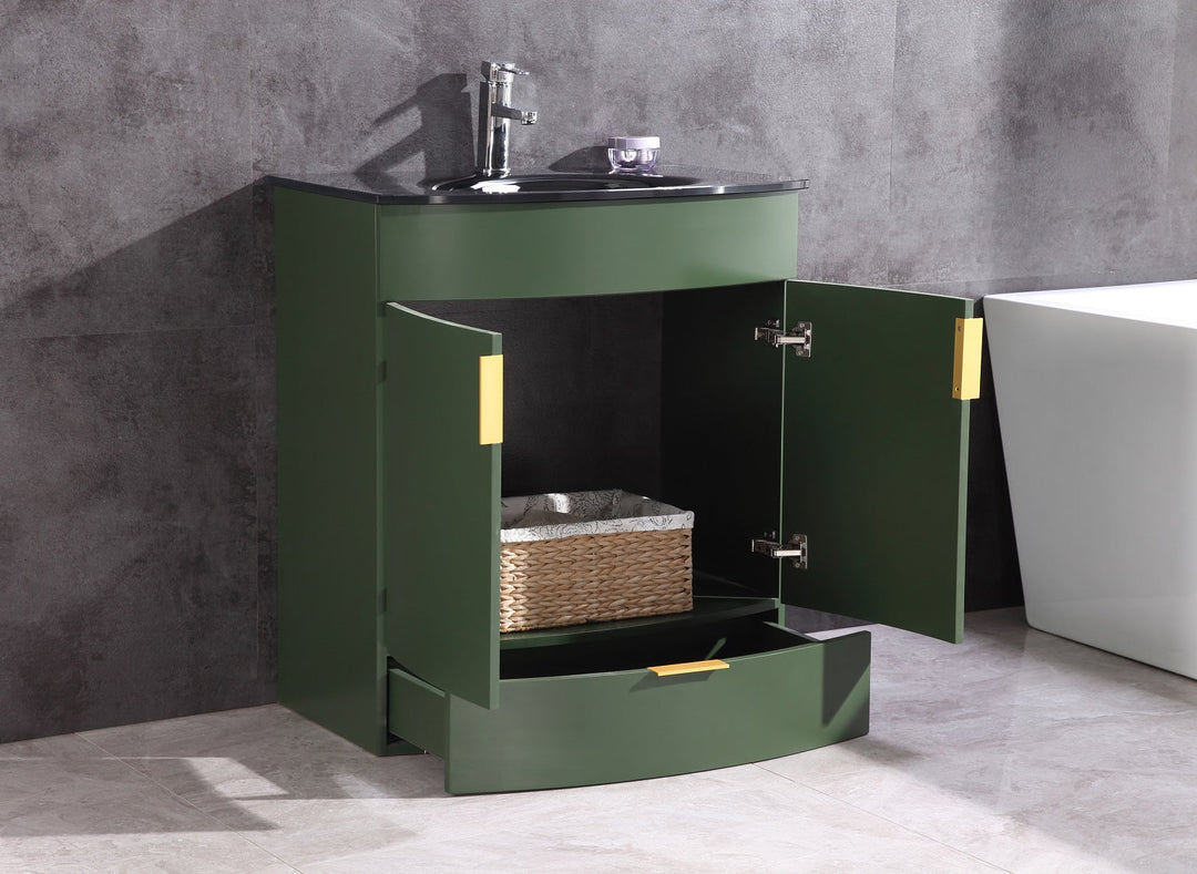 Legion Furniture 30" Vogue Green Bathroom Vanity - Pvc - WTM8130-30-VG-PVC