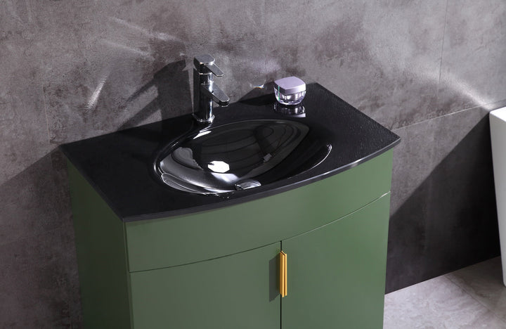 Legion Furniture 30" Vogue Green Bathroom Vanity - Pvc - WTM8130-30-VG-PVC