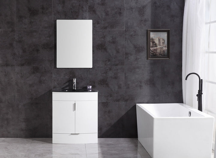 Legion Furniture 30" White Bathroom Vanity - Pvc - WTM8130-30-W-PVC