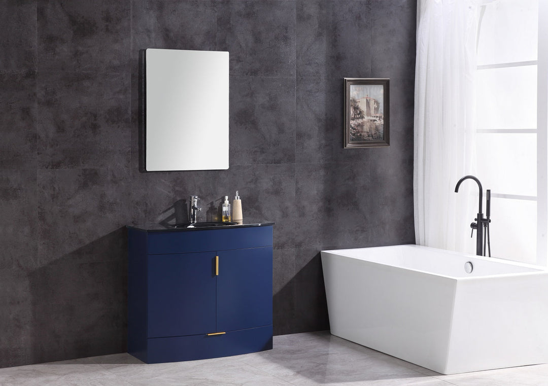 Legion Furniture 36" Blue Bathroom Vanity WTM8130-36-B-PVC