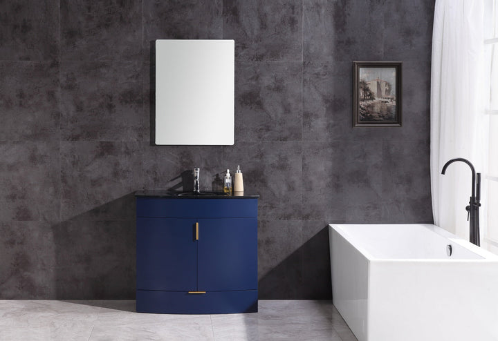 Legion Furniture 36" Blue Bathroom Vanity WTM8130-36-B-PVC