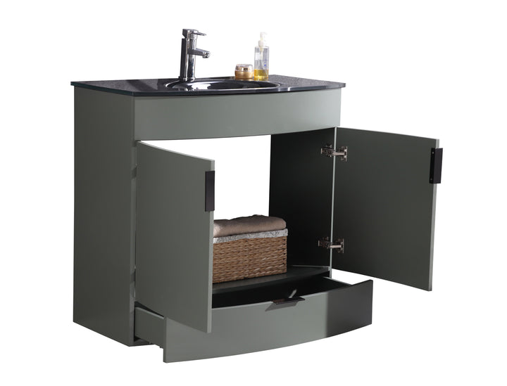 Legion Furniture 36" Vogue Green Bathroom Vanity - Pvc - WTM8130-36-VG-PVC