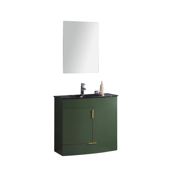 Legion Furniture 36" Vogue Green Bathroom Vanity - Pvc - WTM8130-36-VG-PVC