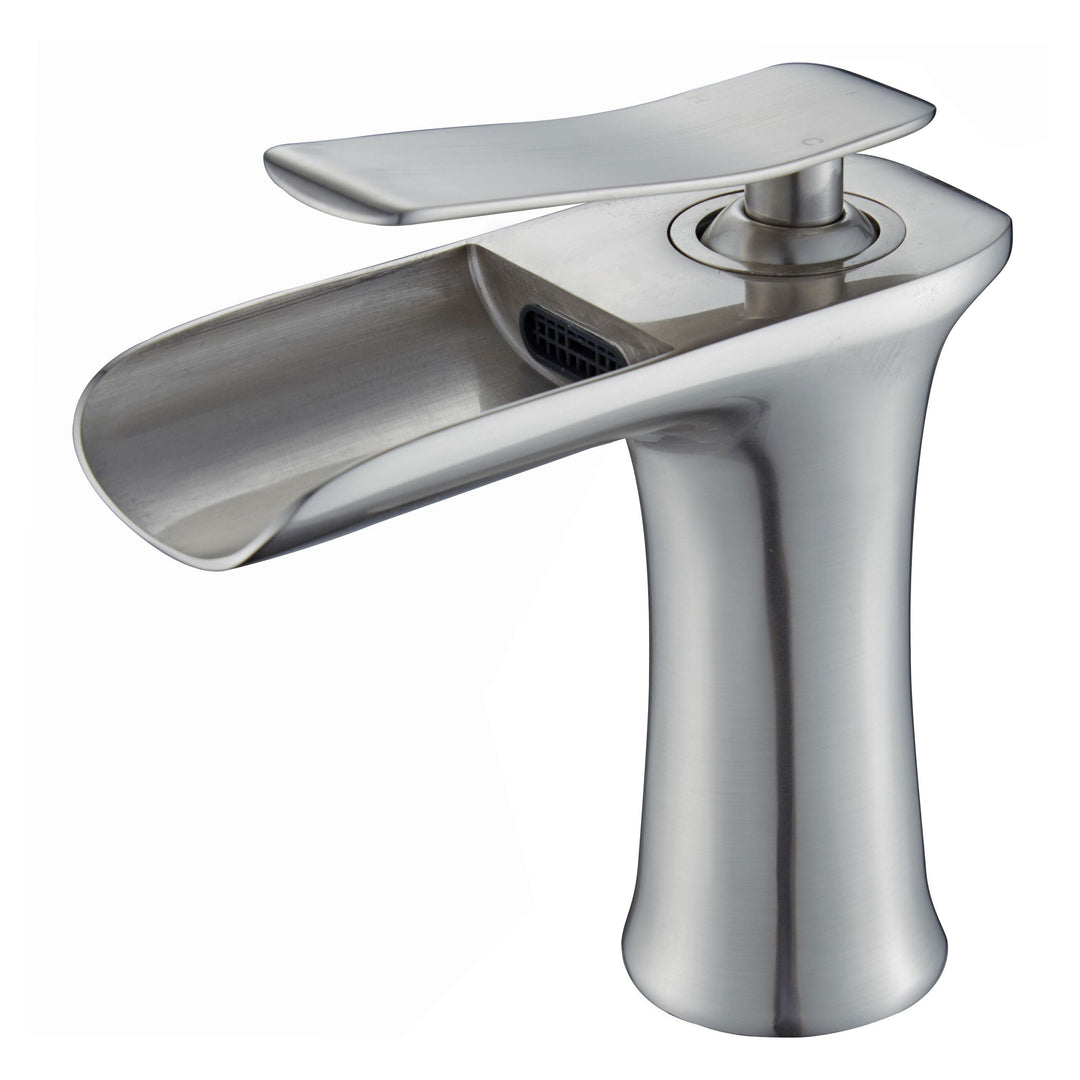 Legion Furniture ZL10129B1 Series Faucet in Brushed Nickel with Pop-up Drain