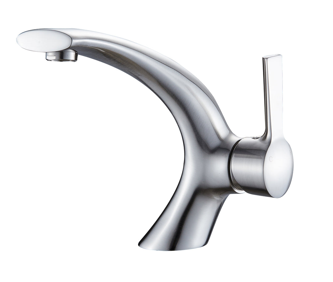 Legion Furniture ZL10165T2 Series Faucet in Brushed Nickel with Pop-up Drain