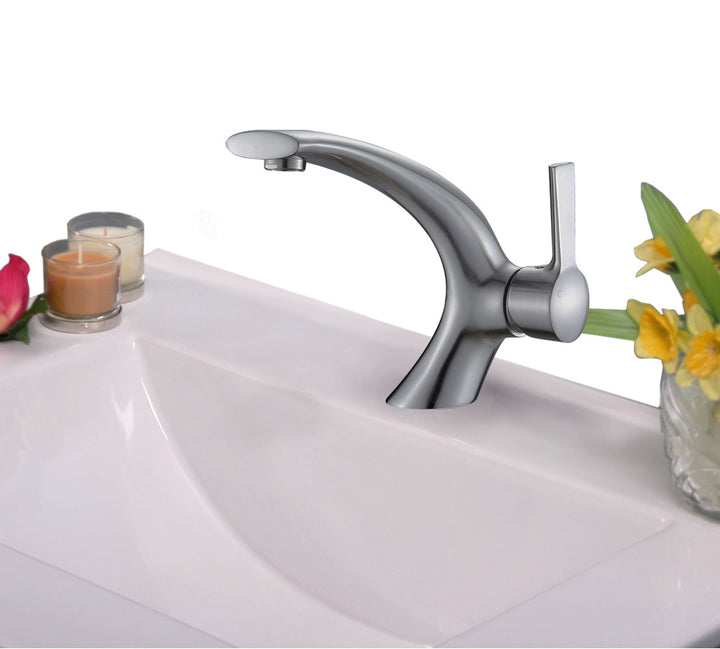 Legion Furniture ZL10165T2 Series Faucet in Brushed Nickel with Pop-up Drain