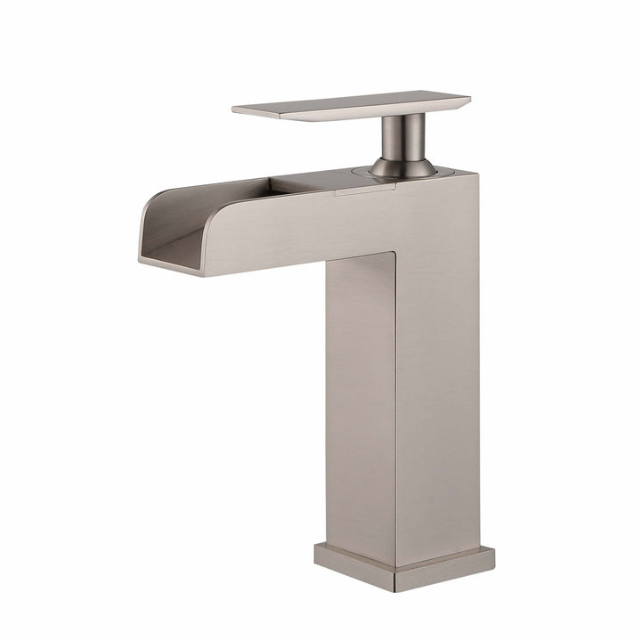 Legion Furniture ZY8001 Series Faucet in Brushed Nickel with Pop-up Drain
