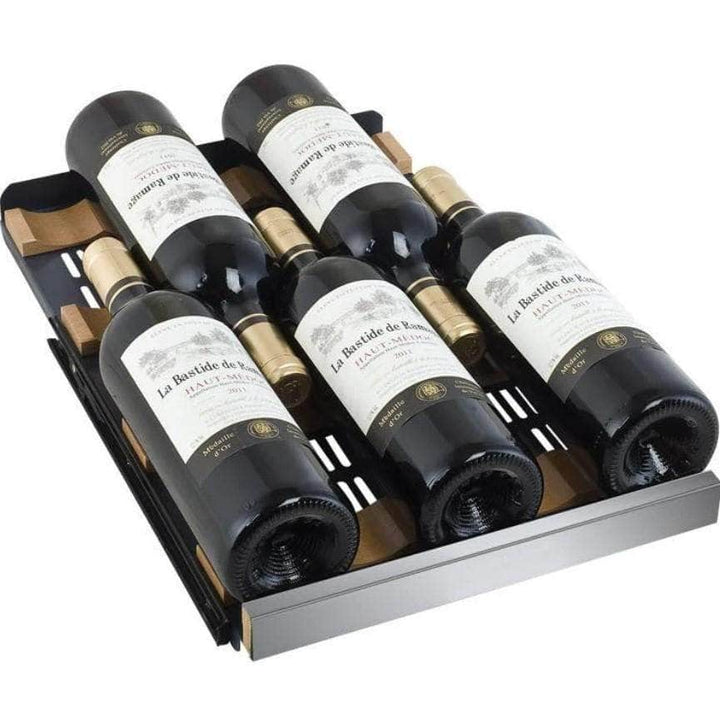 Allavino 15" Wide FlexCount II Tru-Vino 30 Bottle Single Zone Stainless Steel Left Hinge Wine Refrigerator (VSWR30-1SL20)
