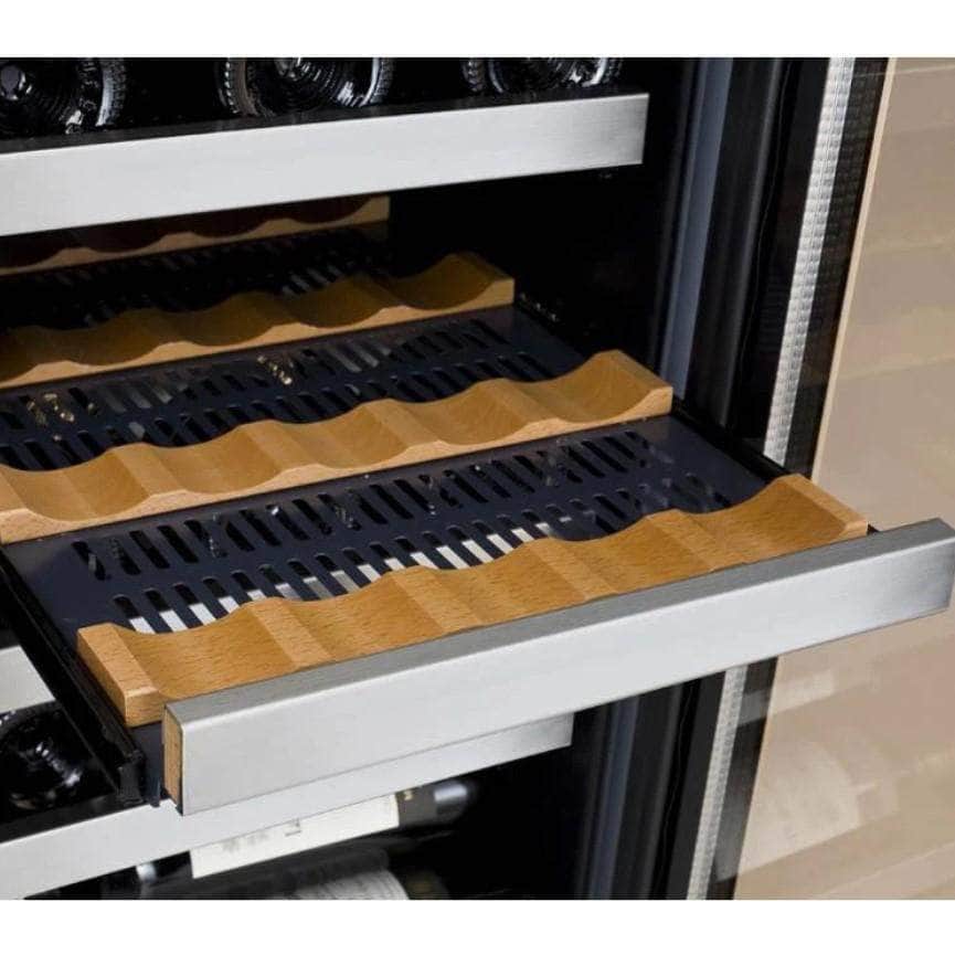 Allavino 15" Wide FlexCount II Tru-Vino 30 Bottle Single Zone Stainless Steel Right Hinge Wine Refrigerator (VSWR30-1SR20)