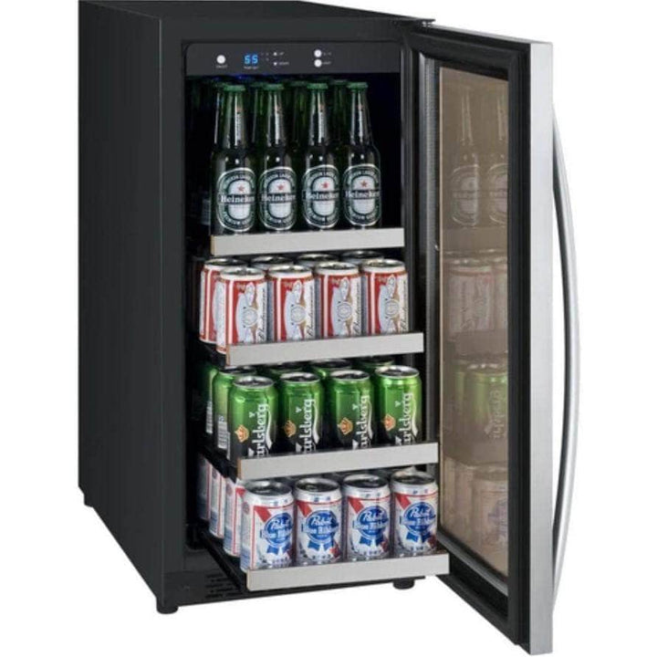 Allavino 15" Wide FlexCount II Tru-Vino Stainless Steel Right Hinge Beverage Center (VSBC15-SR20)