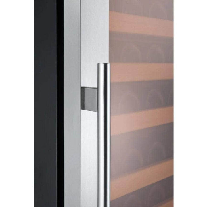 Allavino 24" Wide FlexCount Classic II Tru-Vino 174 Bottle Single Zone Stainless Steel Left Hinge Wine Refrigerator (YHWR174-1SL20)