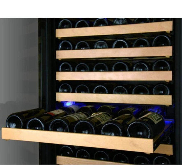 Allavino 24" Wide FlexCount Classic II Tru-Vino 174 Bottle Single Zone Stainless Steel Left Hinge Wine Refrigerator (YHWR174-1SL20)