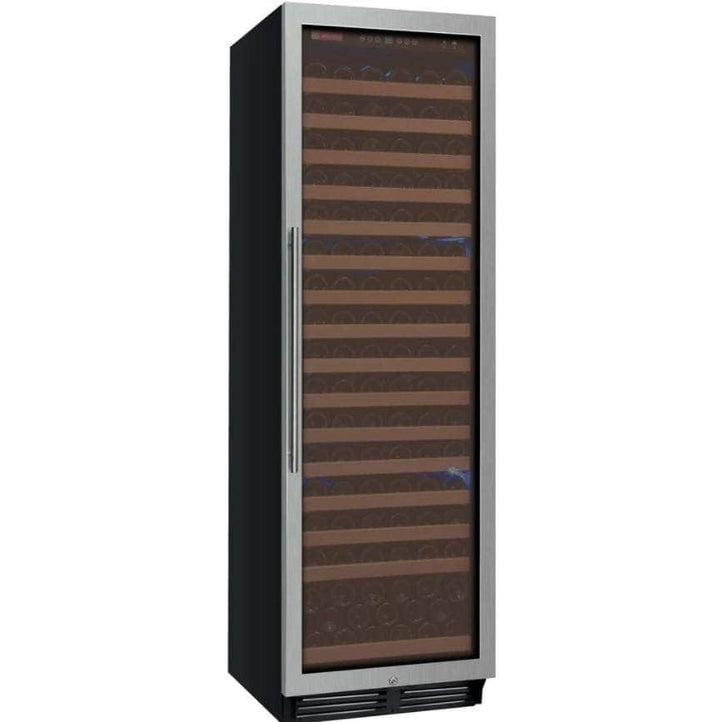 Allavino 24" Wide FlexCount Classic II Tru-Vino 174 Bottle Single Zone Stainless Steel Right Hinge Wine Refrigerator (YHWR174-1SR20)
