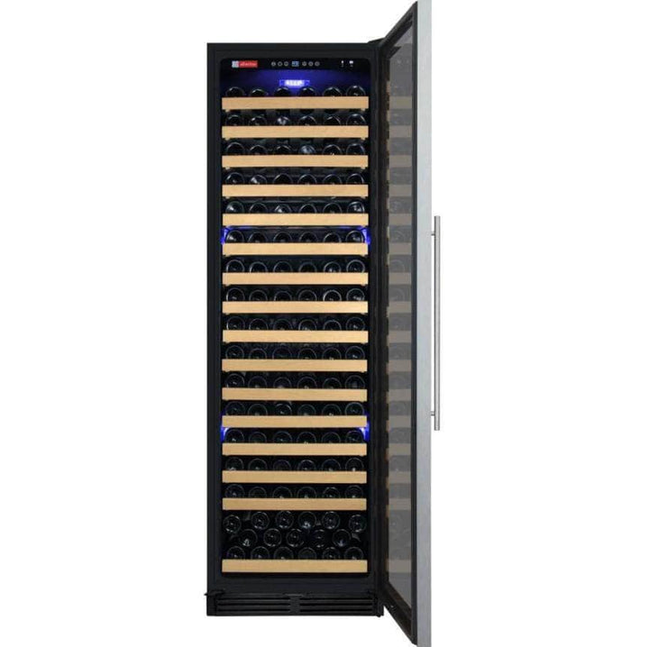 Allavino 24" Wide FlexCount Classic II Tru-Vino 174 Bottle Single Zone Stainless Steel Right Hinge Wine Refrigerator (YHWR174-1SR20)