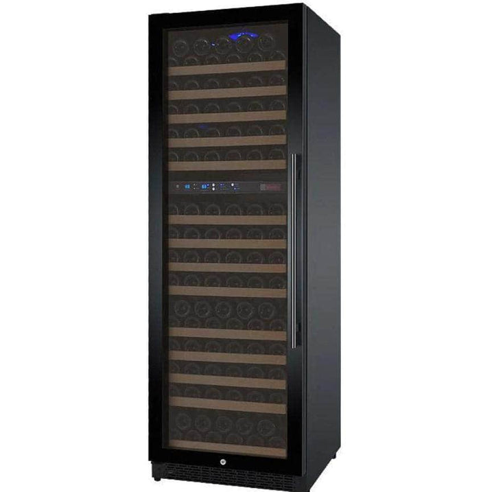 Allavino 24" Wide FlexCount II Tru-Vino 172 Bottle Dual Zone Black Left Hinge Wine Refrigerator (VSWR172-2BL20)