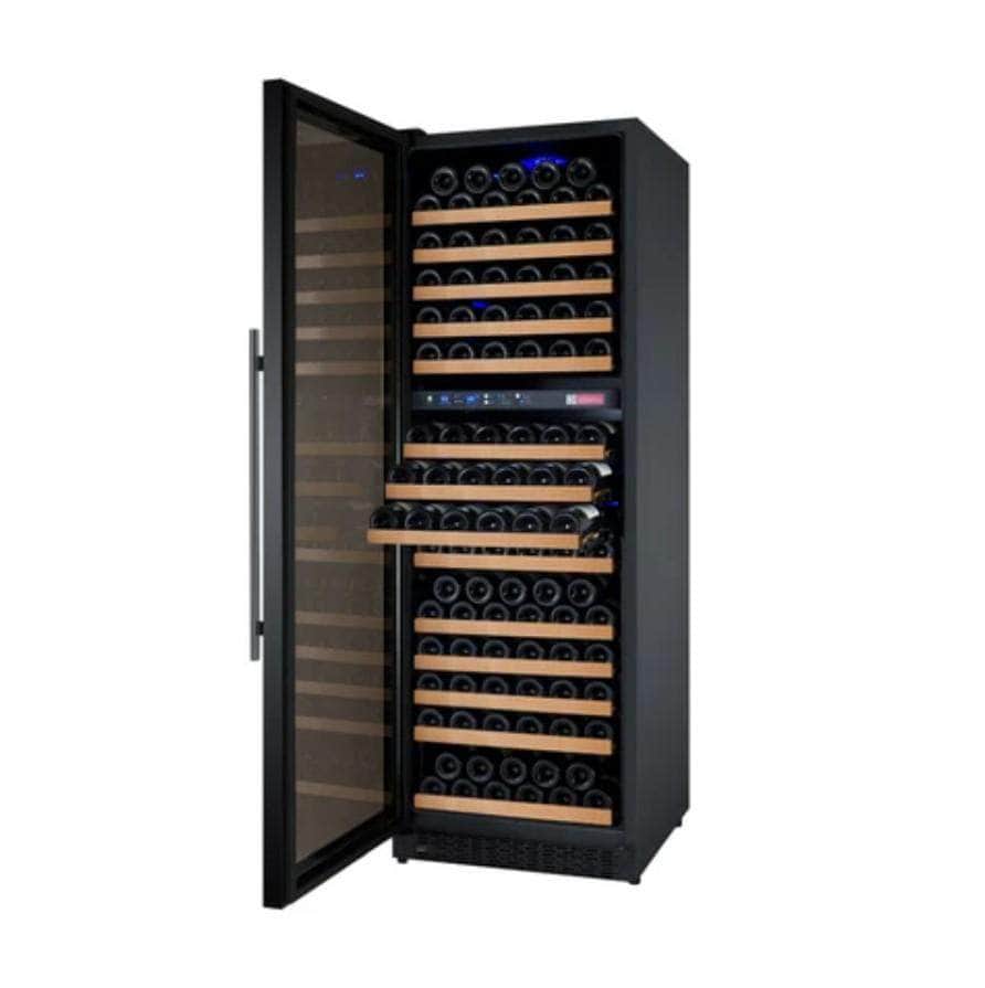 Allavino 24" Wide FlexCount II Tru-Vino 172 Bottle Dual Zone Black Left Hinge Wine Refrigerator (VSWR172-2BL20)