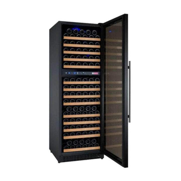Allavino 24" Wide FlexCount II Tru-Vino 172 Bottle Dual Zone Black Left Hinge Wine Refrigerator (VSWR172-2BL20)