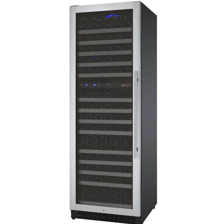 Allavino 24" Wide FlexCount II Tru-Vino 172 Bottle Dual Zone Stainless Steel Left Hinge Wine Refrigerator (VSWR172-2SL20)