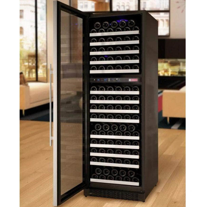 Allavino 24" Wide FlexCount II Tru-Vino 172 Bottle Dual Zone Stainless Steel Left Hinge Wine Refrigerator (VSWR172-2SL20)