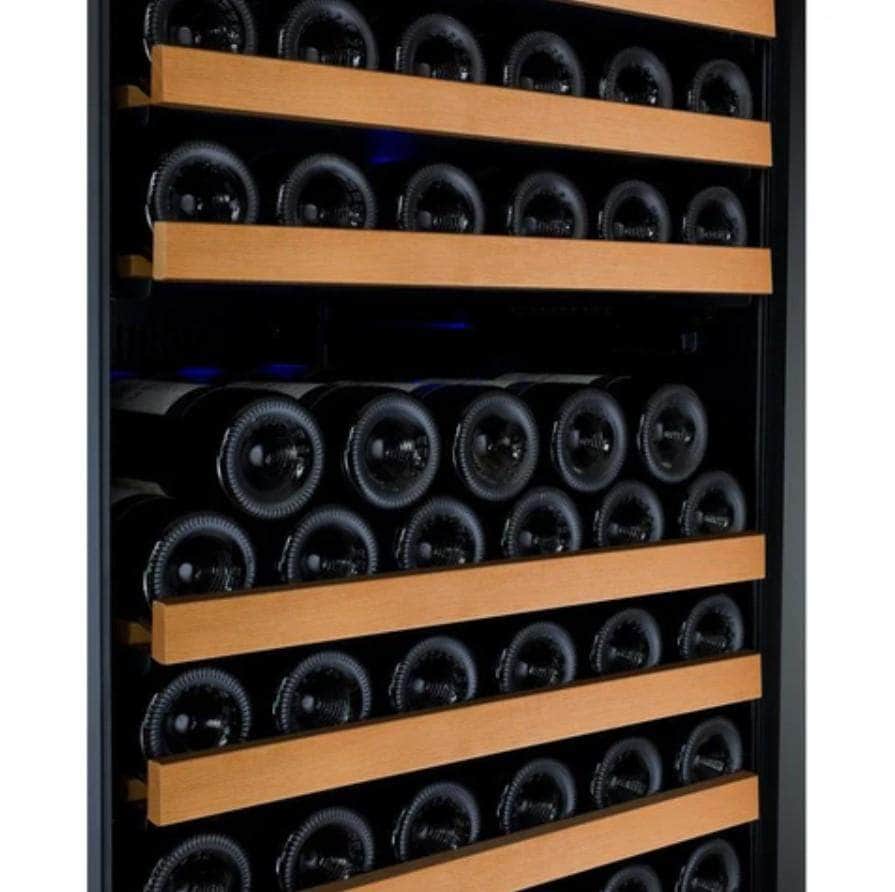 Allavino 24" Wide FlexCount II Tru-Vino 177 Bottle Single Zone Black Left Hinge Wine Refrigerator (VSWR177-1BL20)