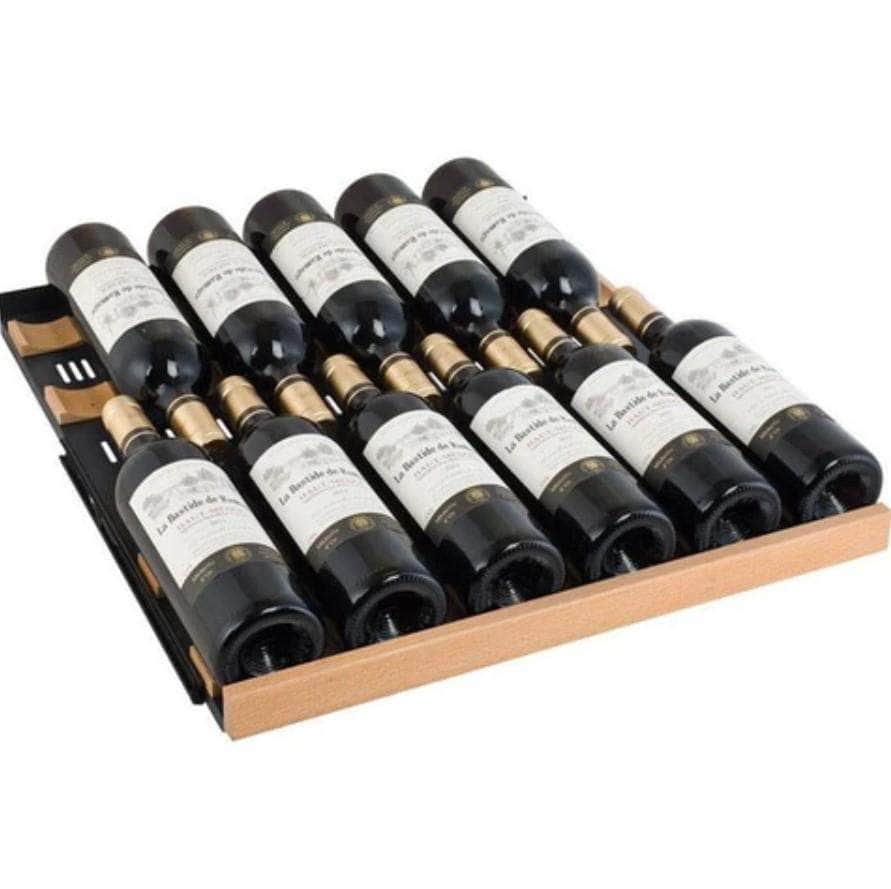 Allavino 24" Wide FlexCount II Tru-Vino 177 Bottle Single Zone Black Right Hinge Wine Refrigerator (VSWR177-1BR20)