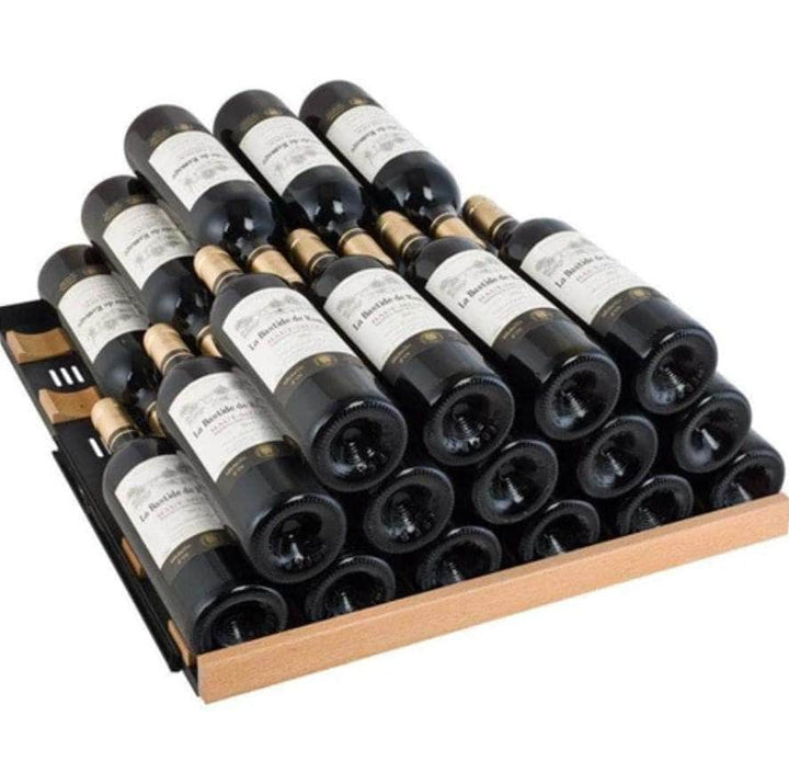 Allavino 24" Wide FlexCount II Tru-Vino 177 Bottle Single Zone Black Right Hinge Wine Refrigerator (VSWR177-1BR20)