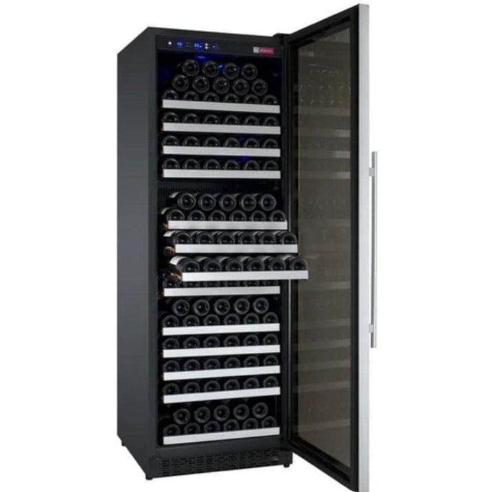 Allavino 24" Wide FlexCount II Tru-Vino 177 Bottle Single Zone Stainless Steel Right Hinge Wine Refrigerator (VSWR177-1SR20)