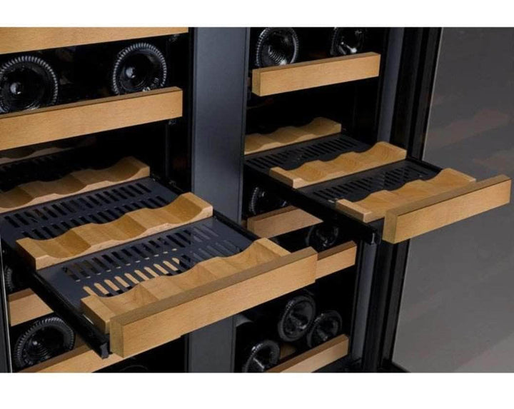 Allavino 24" Wide FlexCount II Tru-Vino 36 Bottle Dual Zone Black Wine Refrigerator (VSWR36-2BF20)