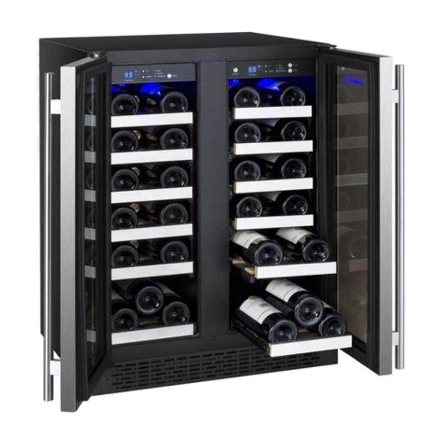 Allavino 24" Wide FlexCount II Tru-Vino 36 Bottle Dual Zone Stainless Steel Wine Refrigerator (VSWR36-2SF20)