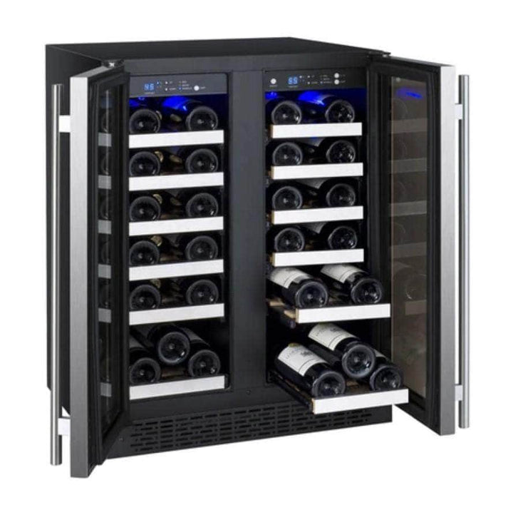 Allavino 24" Wide FlexCount II Tru-Vino 36 Bottle Dual Zone Stainless Steel Wine Refrigerator (VSWR36-2SF20)