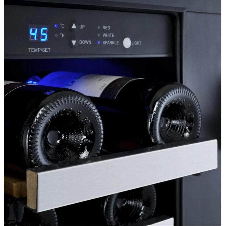 Allavino 24" Wide FlexCount II Tru-Vino 36 Bottle Dual Zone Stainless Steel Wine Refrigerator (VSWR36-2SF20)