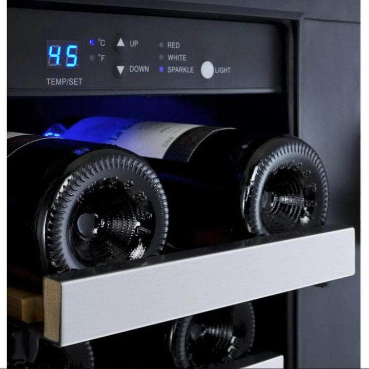 Allavino 24" Wide FlexCount II Tru-Vino 36 Bottle Dual Zone Stainless Steel Wine Refrigerator (VSWR36-2SF20)