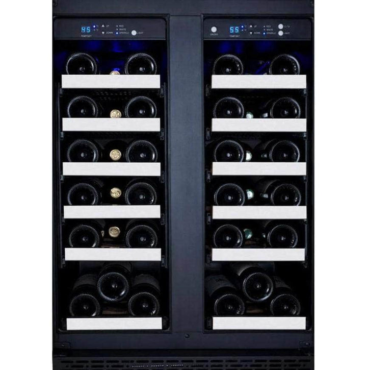 Allavino 24" Wide FlexCount II Tru-Vino 36 Bottle Dual Zone Stainless Steel Wine Refrigerator (VSWR36-2SF20)