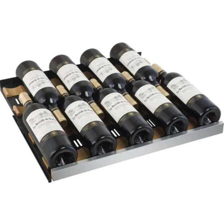 Allavino 24" Wide FlexCount II Tru-Vino 56 Bottle Dual Zone Stainless Steel Right Hinge Wine Refrigerator (VSWR56-2SR20)
