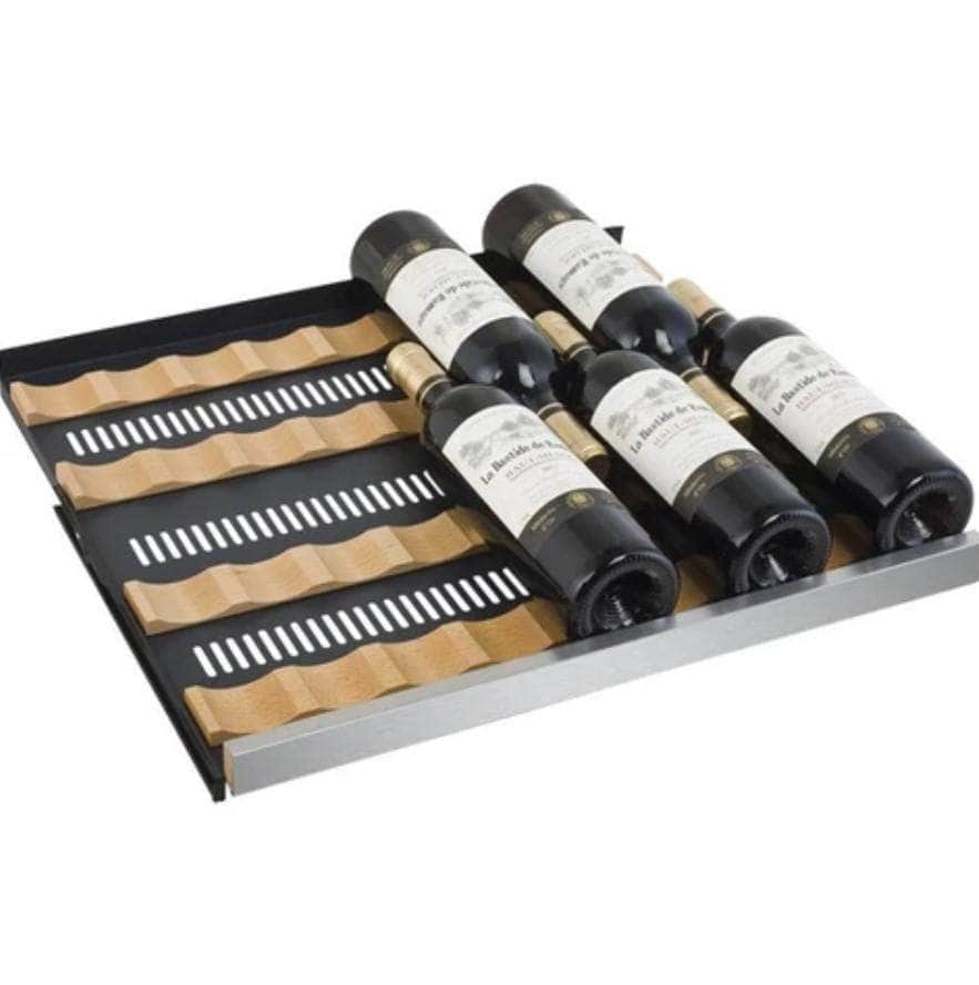 Allavino 24" Wide FlexCount II Tru-Vino 56 Bottle Dual Zone Stainless Steel Right Hinge Wine Refrigerator (VSWR56-2SR20)